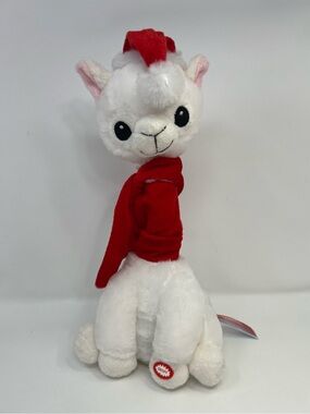 Merry Moments Llama Sings & Dances "I Want Candy" Plush Christmas Holiday